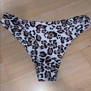 Cheetah print bikini bottoms